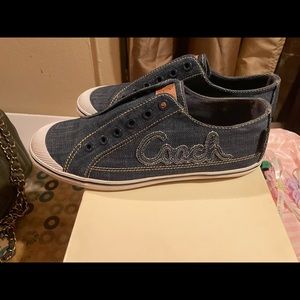 Woman denim Coach sneakers
